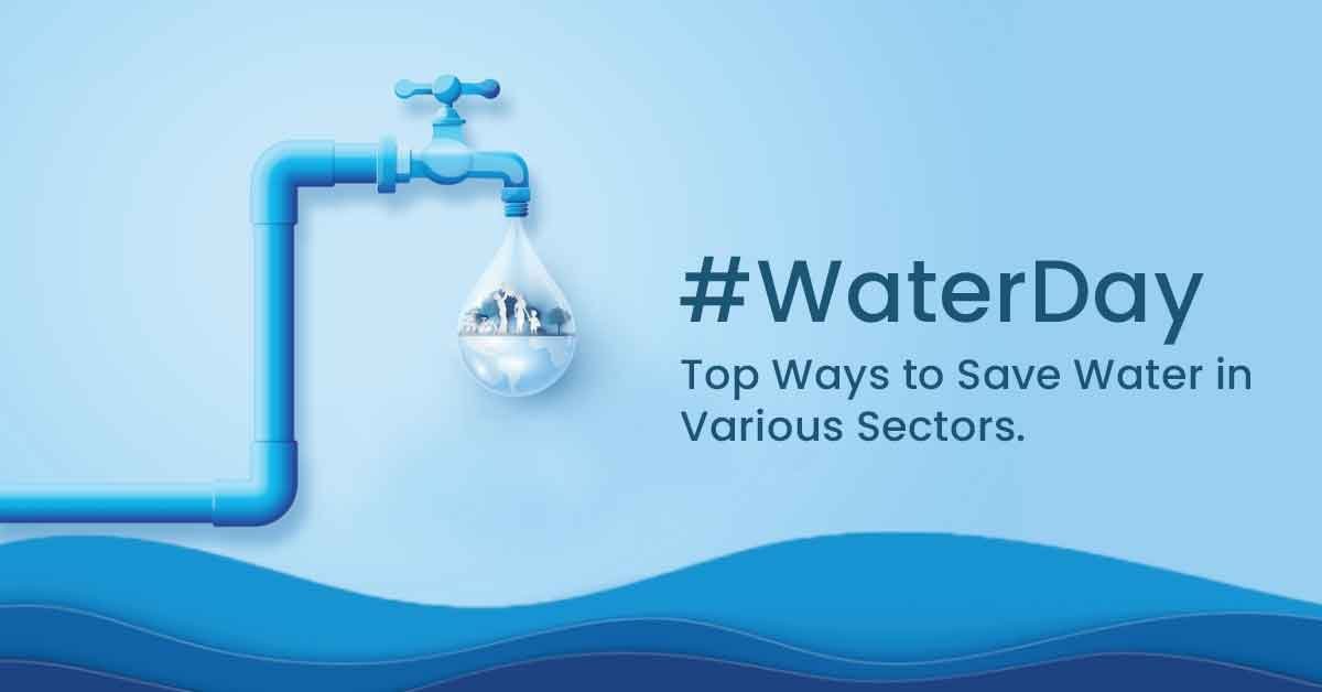 How to Save Water Efficiently and How can E-Soft Water Softener Help You in Various Sectors?