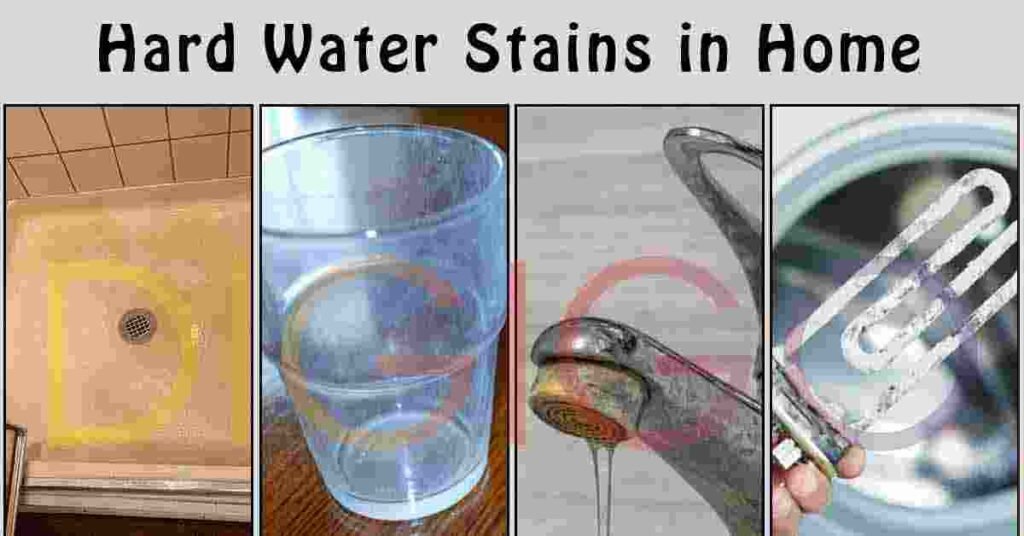 Remove hard water stains from home appliances