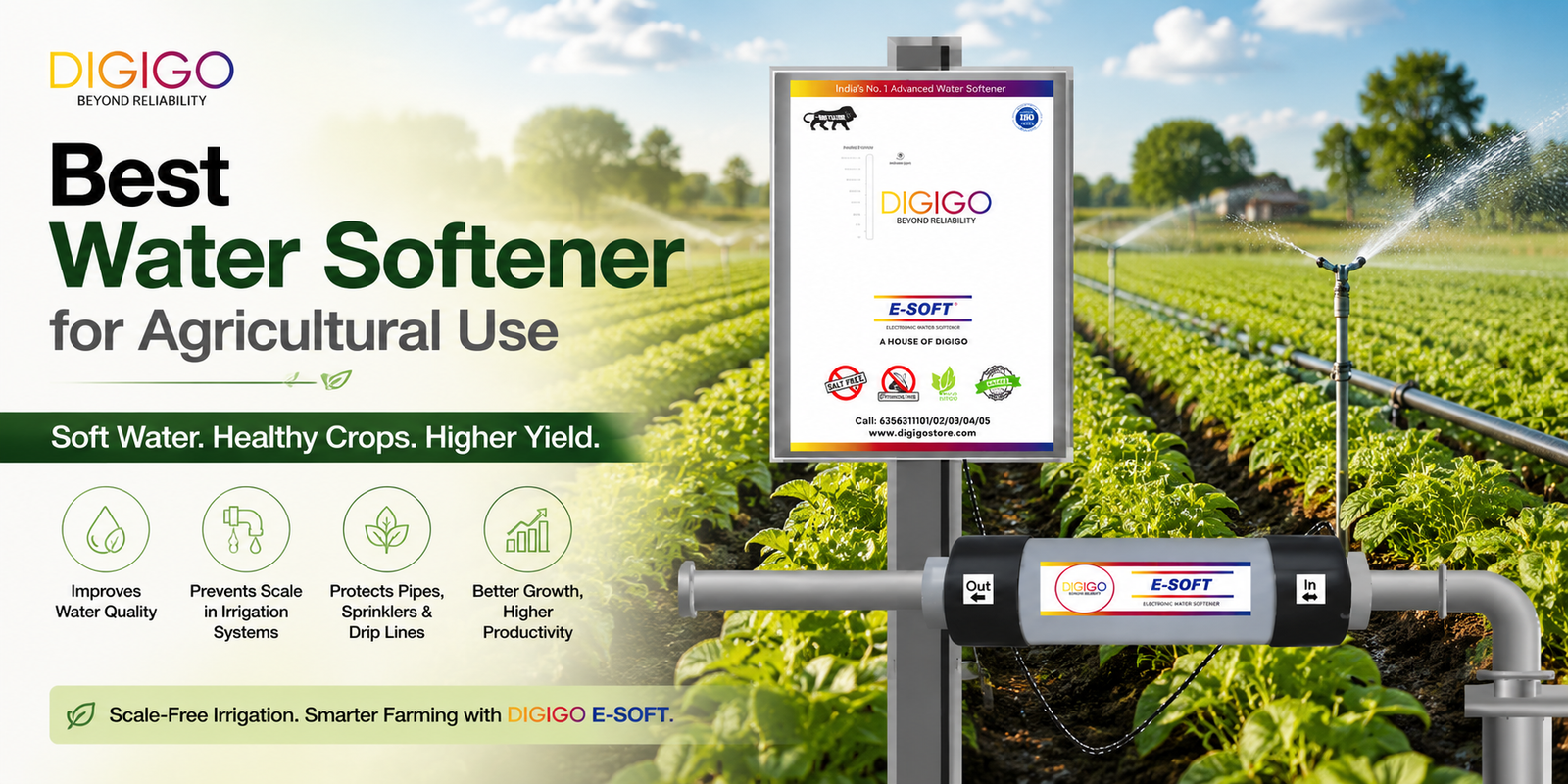 Water Quality in Agriculture: The Role of Water Softeners